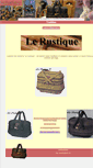 Mobile Screenshot of lerustique.03web.fr