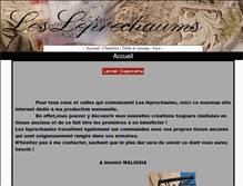 Tablet Screenshot of leprechaums.03web.fr